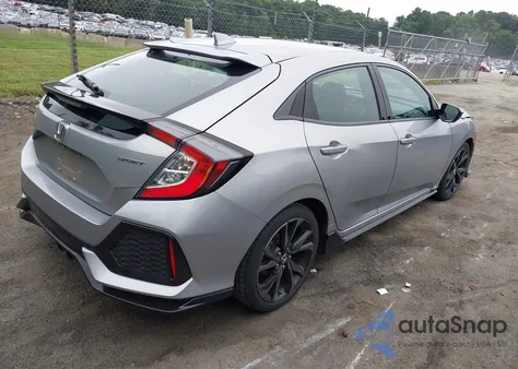 2018 Honda Civic Sport из США, поврежденный, VIN SHHFK7H47JU220435